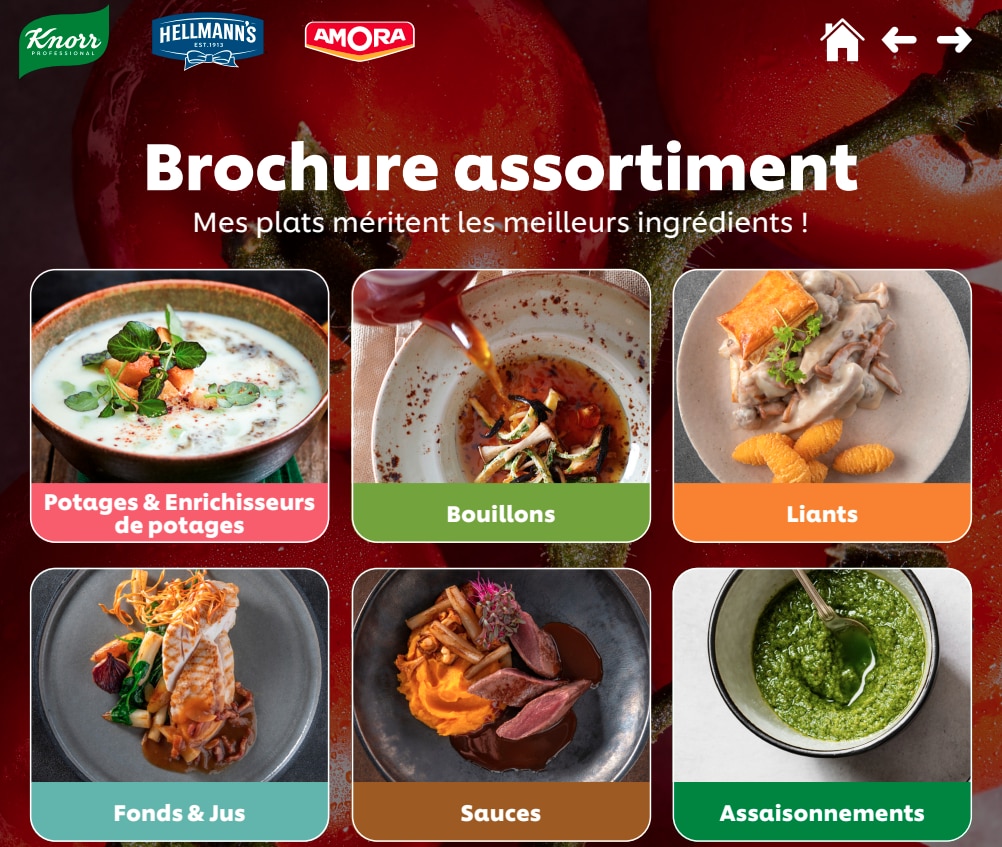 Brochure sur l'assortiment